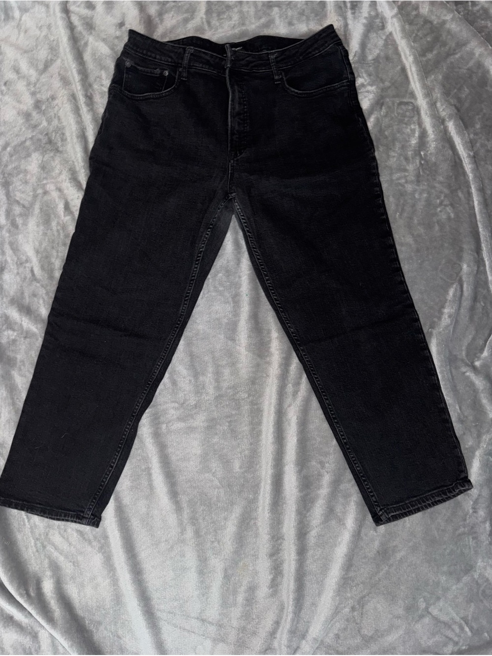 Relaxed Women's Jeans - Black